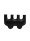 Decor ceramic de masă Fb94641.02 negru mat 21x6x13cm