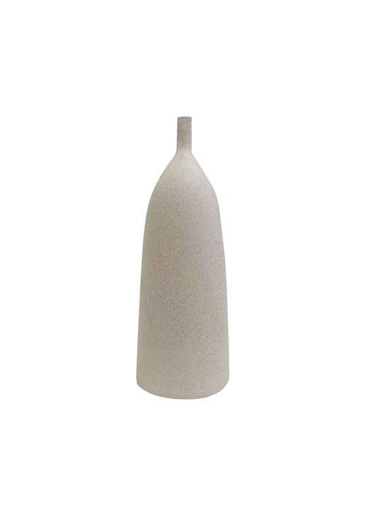 Tabletop Ceramic Decorative Item Fb94633.01 Off-White Crystal Φ18 5x50 5cm