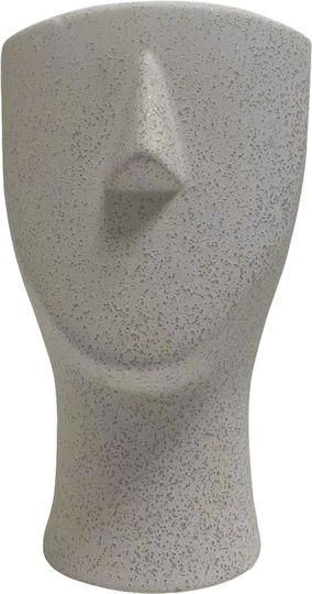 Ceramic Tabletop Decorative Item Fb94632 Off-White Crystal 13.5x13.5x22.5cm