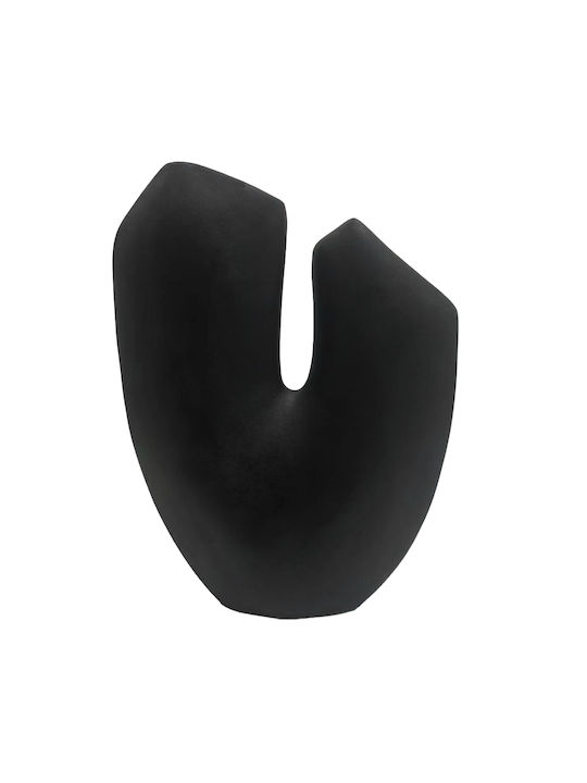 Ceramic Tabletop Decor Fb94618.02 Black Matte 28x10x36 5pcs