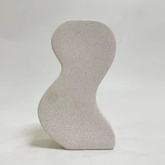 HomeMarkt Διακοσμητικό Σπίτι Glaze από Κεραμικό Υλικό 5x6x21cm