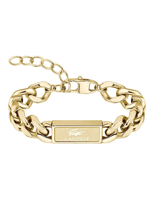 Lacoste Bracelet made of Steel Gold Plated