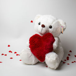 Much toys & gifts Teddy Bear Heart 25 cm.