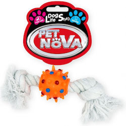 Pet Nova Παιχνίδι Σκύλου Orang Ball On Rope 25cm Pet Nova Παιχνίδι Σκύλου Orang Ball On Rope 25cm
