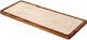 Holzplatte Weiß Pe 40x16cm Goldene Punkte-Prestige