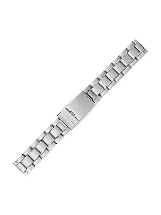 KOSTELO Metallic-Armband Silber 20mm