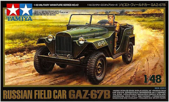 Tamiya Model Figure Russian Field Car Gaz-67b 1:48 32542