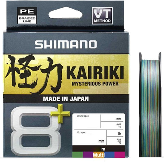 Shimano Kairiki 8 Plus Line 150m 0.19mm 12.8kg Multicolor