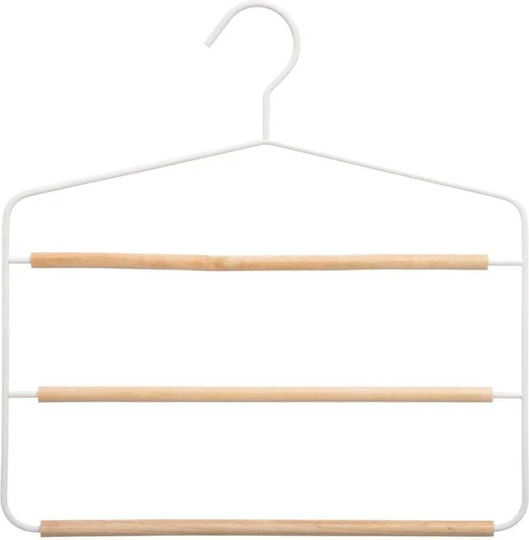 5Five Wardrobe Hanger for Pants Metallic 167828 1pcs