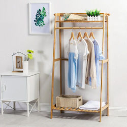 Next Κρεμάστρα Δαπέδου από Ξύλο Καφέ 50x40x140cm