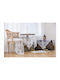 Pls-tb0316 Weißes Handgefertigtes Stickerei-Tüll 85×85 Liolios Home