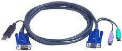 Aten Cablu PS/2 de sex masculin la USB-A 1.8m 1buc