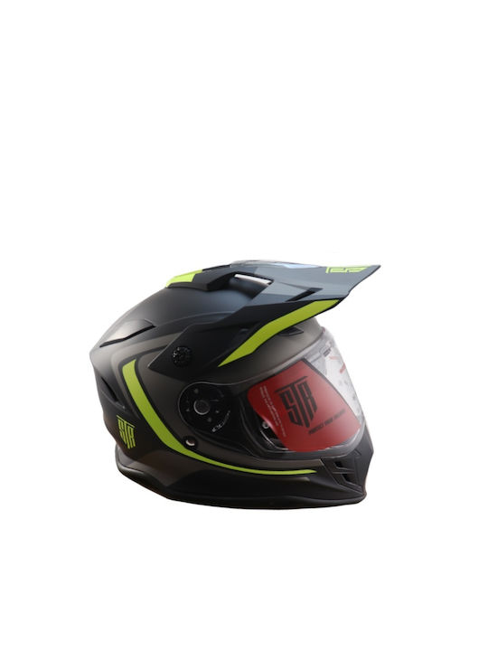 STR Enduro Tourer Black/Yellow Matte Motorcycle...