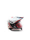 STR Enduro Tourer White/Red Cască Moto Motocross ECE 22.06