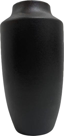 HomeMarkt Βάζο Κεραμικό Galad Μαύρο Φ16xΥ32cm HomeMarkt Βάζο Κεραμικό Galad Μαύρο Φ16xΥ32cm