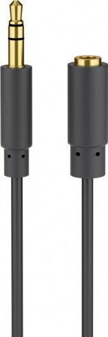 Triton Καλώδιο Ήχου 3.5mm male - 3.5mm female Μαύρο 3m