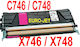 Compatible Toner Lexmark Magenta C746 C748 X746 X748 7k Lexc746m