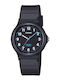 Casio Kids Analog Watch with Rubber/Plastic Strap Black