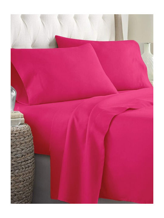Sunshine Сет Чаршафи Двойни 200x270см. Cotton Feelings 152 Fuchsia 152-12 4бр