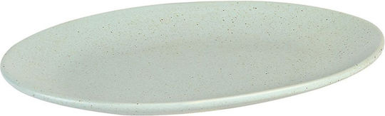 Dot Servierplatte Oval aus Porzellan Weiß 1Stück