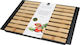 Excellent Houseware Suprafață de Tăiere pentru Pâine din Bambus Maro 33x26cm 1buc