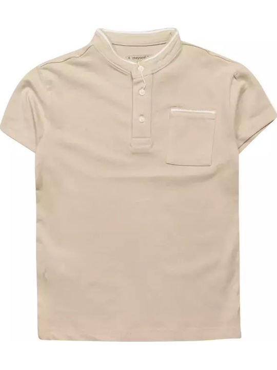 Mayoral Παιδικό Polo Κοντομάνικο Μπεζ