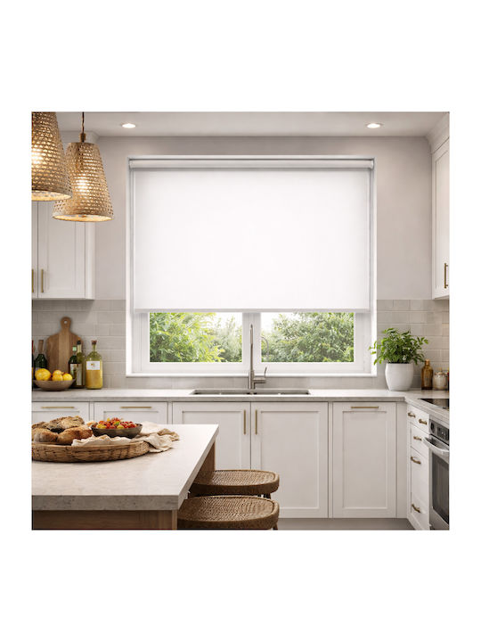 ForHome Roller Blinds Partial Blackout White W150xH180cm GBB-05674