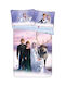 Disney Frozen Winter Wonderland Σετ Παιδική Παπλωματοθήκη Μονή με Μαξιλαροθήκη Βαμβακερή Μωβ 100x135εκ.