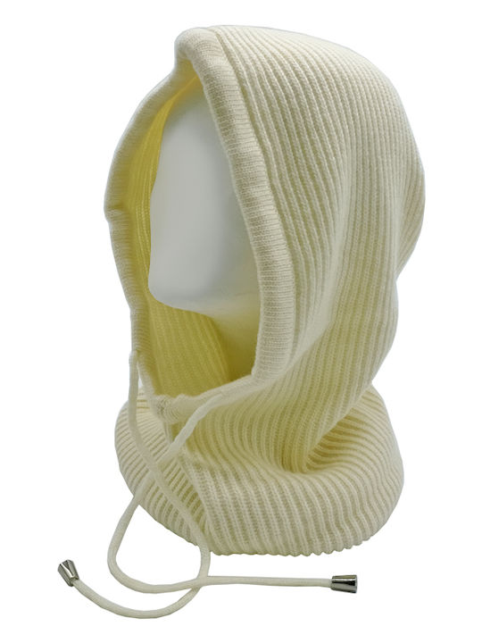 Beanie Ανδρικός Σκούφος Πλεκτός σε Εκρού χρώμα