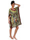 Indischer Kaftan Ar213-c Solo Me 90cm X 90cm Einheitsgröße Damen