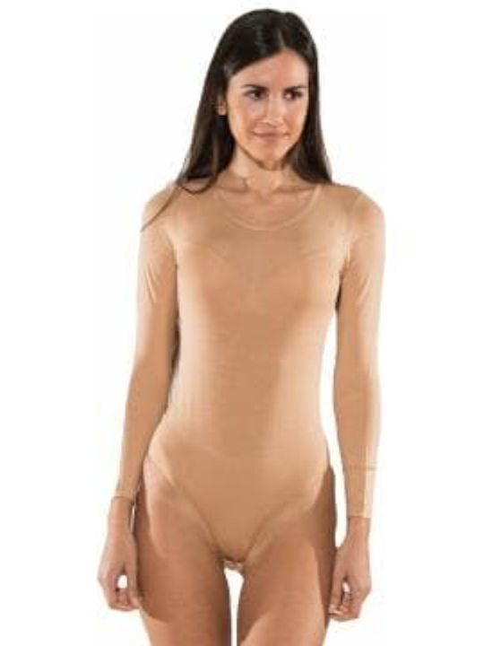 Beige Micromodal Bodysuit