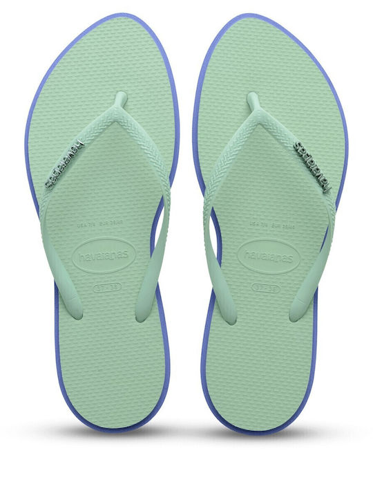 Havaianas Slim Point Σαγιονάρες σε Πράσινο Χρώμα