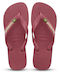 Brasil Logo Women's Flip Flops Purple