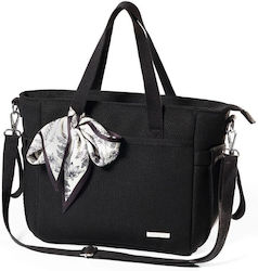 Babyono Shoulder Bag / Handbag Diaper Bag Carmen Black 30x26x15.5cm