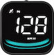 Car Dashboard Head Up Display, Speedometer and Compass Digital Instrument