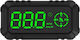 Car Head Up Display, Speedometer and Compass Digital Instrument