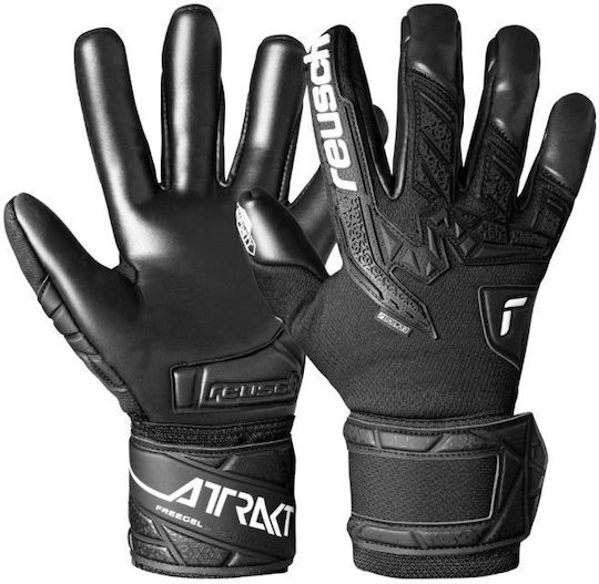 Reusch Attrakt Freegel Infinity Adults Goalkeeper Gloves Black