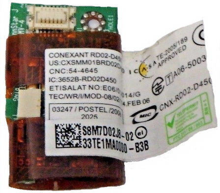 Conexant Rd02-d450 Κάρτα Μόντεμ 56k Toshiba Laptop Καλώδιο