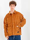 Juncture Mânecă Lungă 100% Bumbac Overshirt Maro