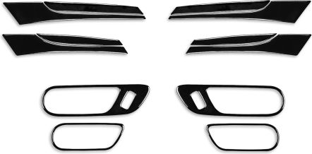 Set 1 Mâner Ușă Auto Autocolant Decorativ Universal Stânga Dreapta pentru Mazda 3 Axela 2010-2013