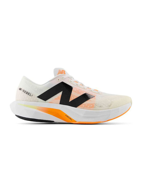 Rebel V4 Bărbați Pantofi sport Alergare White / Light Yellow / Orange