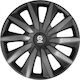 Sparco Σετ Τάσια Αυτοκινήτου 4τμχ 14" Μαύρο