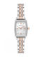 Emporio Armani Gianni T-bar Women's Watch with Pink Gold Metal Bracelet