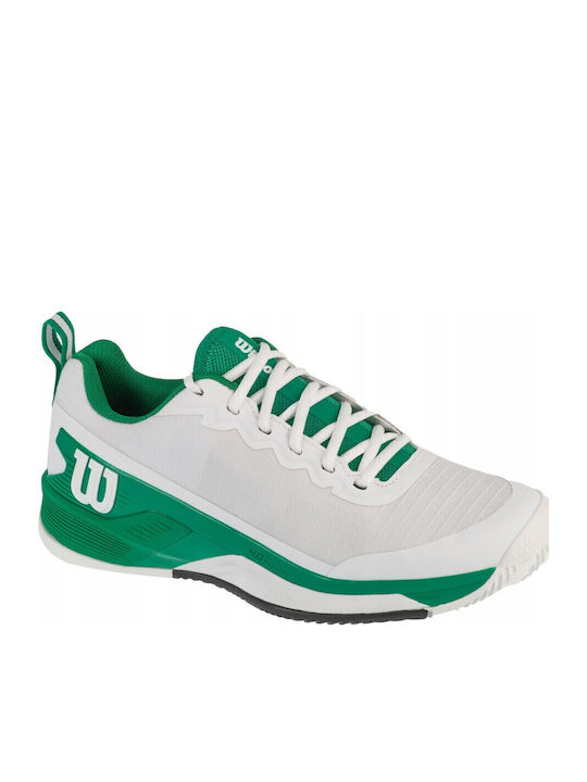 Wilson Rush Pro Tennisschuhe Tongelände Weiß