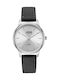 Jaga Men's Watch Battery with Brown Leather Strap