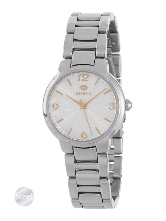 Marea Damen Uhr mit Silber Metallarmband