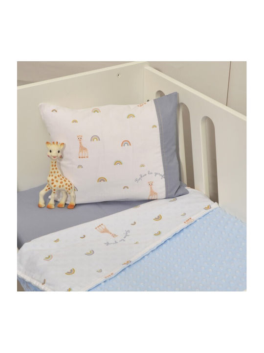 Baby Oliver Blanket Cot Multicolour 100x140cm