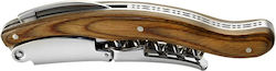 Artisanal Corkscrew Legnoart Nebbiolo Light Brown Artisanal Corkscrew Legnoart Nebbiolo Light Brown