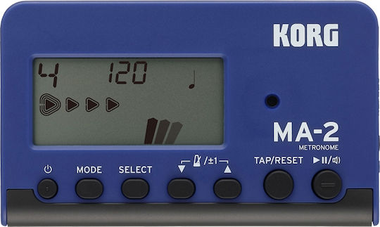Korg Metronome / Tuner MA-2-BLBK in Blue Color