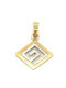 Drandakis Charm Simbol infinit din Aur alb 14K